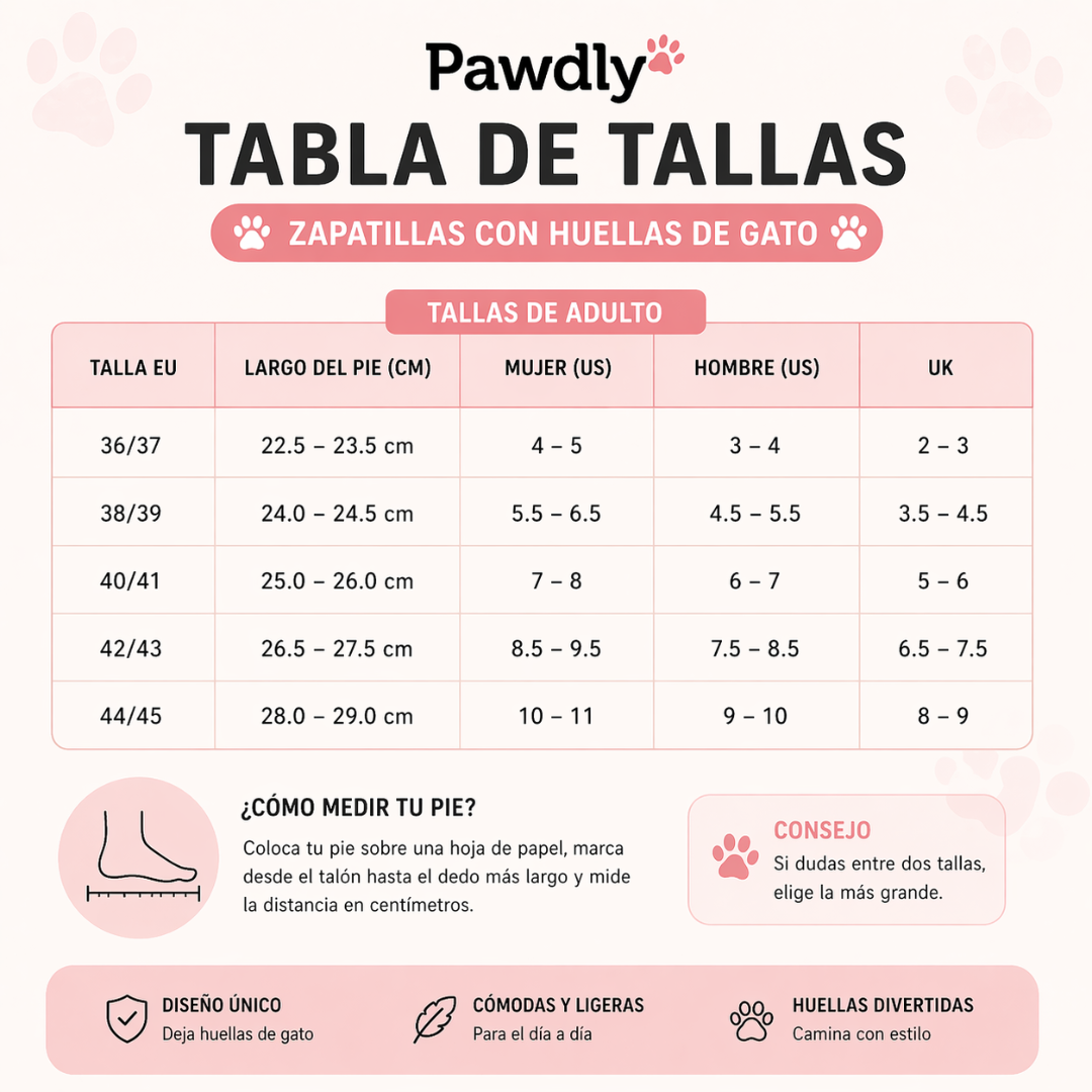 Pantuflas que dejan huellitas 🐾