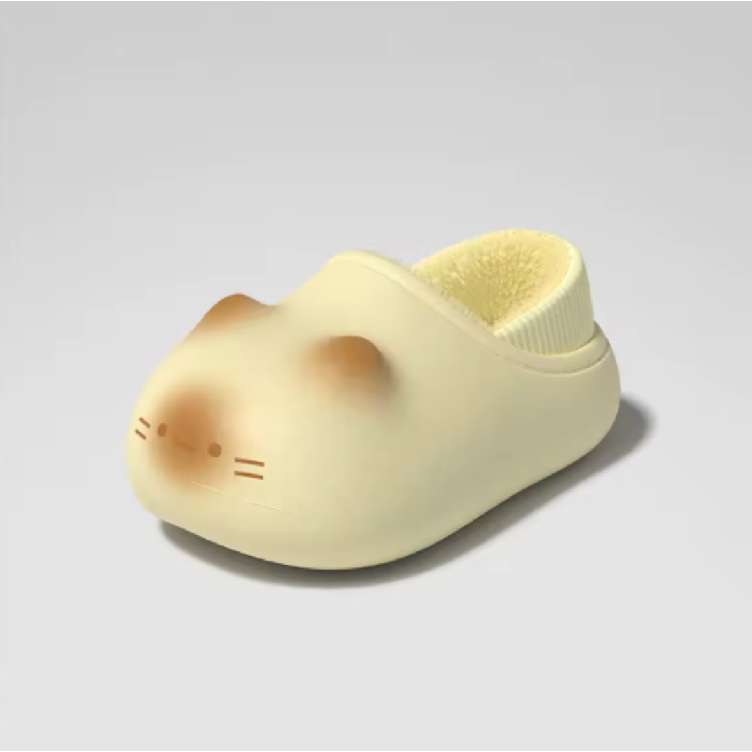 Pawdly™ Pantuflas Suaves de Gatito