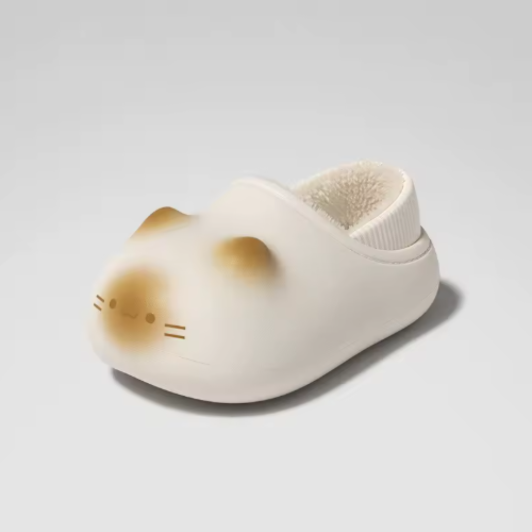 Pawdly™ Pantuflas Suaves de Gatito